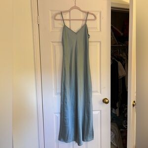 House of Harlow 1960 Lace Trim Blue Dress